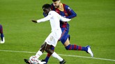 FOTO: Pesta Barcelona Hapus Trauma Liga Champions Barcelona menang 5-1 atas Ferencvaros setelah mengalami kekalahan telak pada laga perempat final Liga Champions musim lalu.