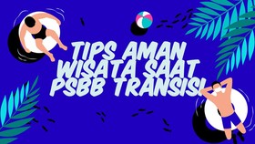 INFOGRAFIS: Tips Aman Wisata Saat PSBB Transisi