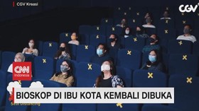 VIDEO: Bioskop di Ibu Kota Kembali Dibuka