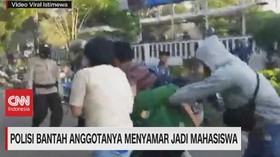 VIDEO: Polisi Bantah Anggotanya Menyamar Jadi Mahasiswa