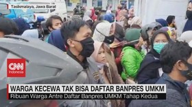 VIDEO: Warga Kecewa Tak Bisa Daftar Banpers UMKM