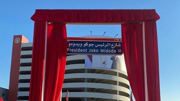 Nama Presiden Jokowi Jadi Nama Jalan di Abu Dhabi