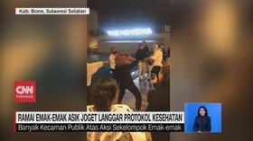 VIDEO: Ramai Emak-emak Asik Joget Langgar Prokes