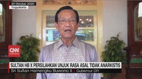VIDEO: Sultan HB X Persilahkan Demo Asal Tidak Anarkistis