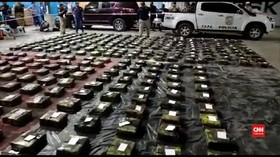 VIDEO: Polisi Anti Narkoba Sita Kokain Senilai 7,3 T
