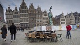 FOTO: Belgia Alami 'Tsunami' Virus Corona Belgia dilaporkan tengah menghadapi 'tsunami' infeksi virus corona dan pemerintaha kewalahan.