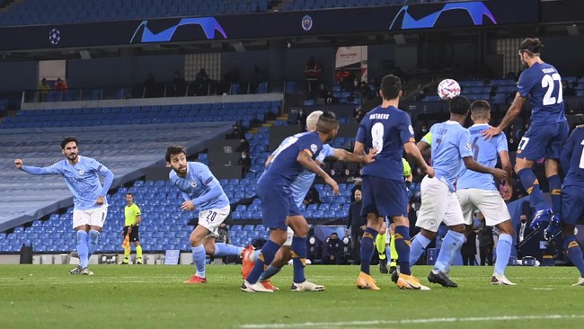 Manchester City meraih kemenangan 3-1 atas FC Porto dalam laga Liga Champions Grup C di Stadion Etihad, Kamis (22/10) dini hari WIB.