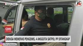 VIDEO: Diduga Memeras Pengemis, 4 Anggota Satpol PP Ditangkap
