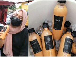 Jualan Es Teh Saat Pandemi, Mahasiswi Ini Raup Rp 21 Juta Tiap Bulan