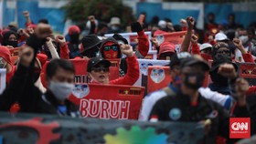 Padat Massa Aksi, Bundaran HI Arah Thamrin Ditutup Sementara