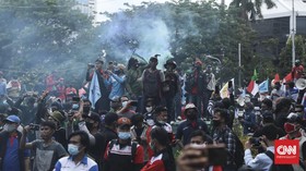 Demo Perppu Ciptaker Depan DPR, 3.598 Aparat Gabungan Dikerahkan