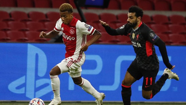 Liverpool menang tipis 1-0 atas Ajax Amsterdam dalam pertandingan Liga Champions Grup D, Kamis (22/10) dini hari waktu Indonesia.