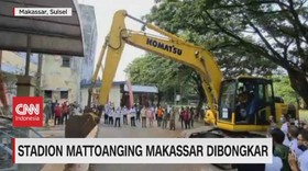 VIDEO: Stadion Mattoanging Makassar Dibongkar