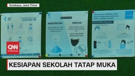 VIDEO: Kesiapan Sekolah Tatap Muka di Surabaya