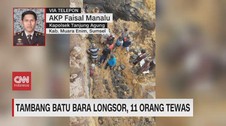 VIDEO: Tambang Batu Bara Longsor di Muara Enim, 11 Tewas