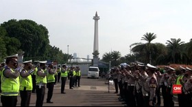VIDEO: Pengamanan Jelang Demo Tolak RUU Omnibus Law