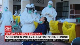 VIDEO: 50 Persen Wilayah Jatim Zona Kuning Covid-19