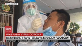 VIDEO: 685 Napi Reaktif Covid-19, Lapas Kerobokan 'Lockdown'