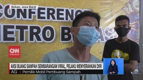 VIDEO: Aksi Buang Sampah Viral, Pelaku Menyerahkan Diri