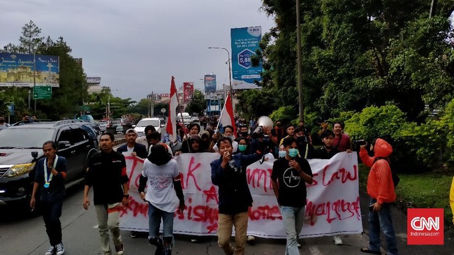 Mahasiswa yang tergabung dalam BEM Seluruh Indonesia menyatakan akan kembali aksi untuk menolak UU Cipta Kerja di Hari Sumpah Pemuda Rabu (28/10) ini.