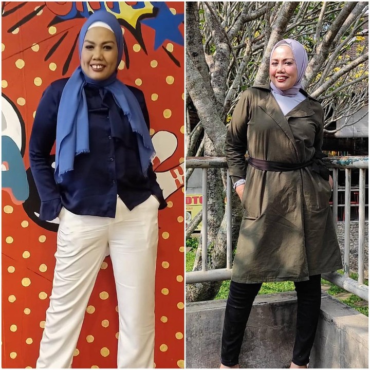 <p>Elly Sugigi juga makin percaya diri dengan penampilan barunya lho. Ia terlihat sangat bahagia. (Foto: Instagram @ellysugigi_real_)</p>