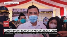 VIDEO: Luhut: Draft RUU Cipta Kerja Dibaca Dulu