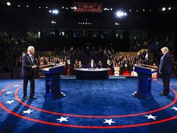 Saling Berbalas Olokan Trump Vs Biden di Debat Pamungkas