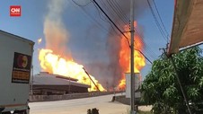 VIDEO: Pipa Gas Meledak, 3 Orang Tewas Puluhan Orang Terluka