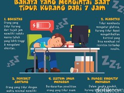 Tidur Kurang dari 7 Jam Sehari? Ini 5 Hal yang Bakal Dialami Tubuh