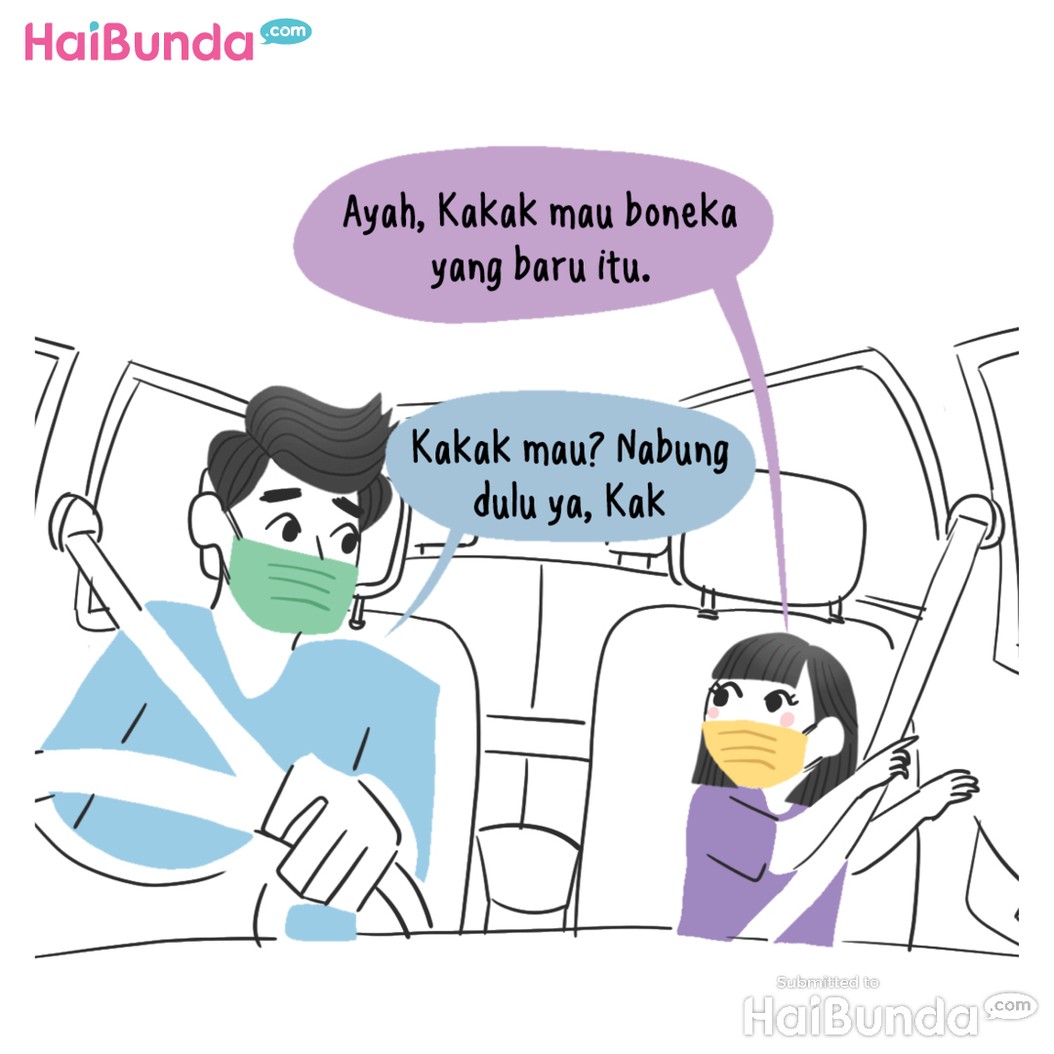 Komik kakak punya uang sendiri