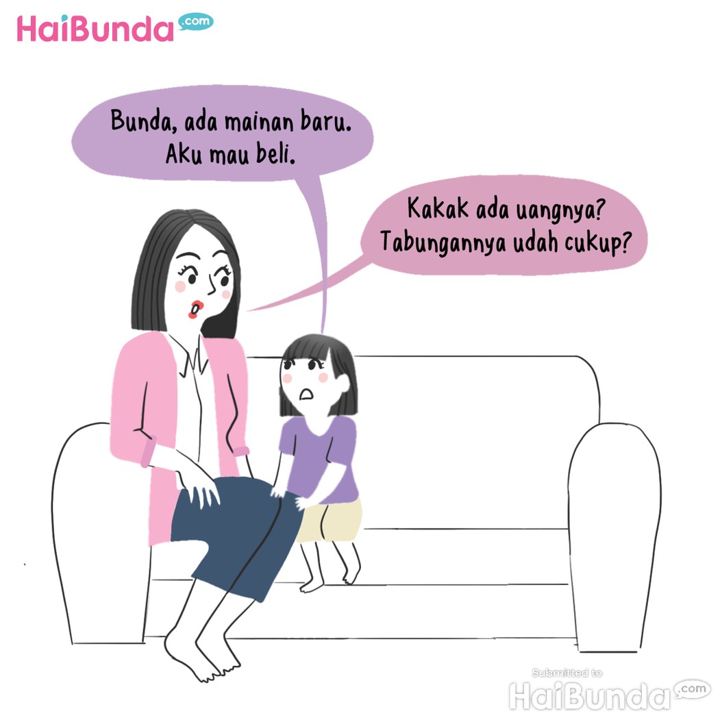 Komik kakak punya uang sendiri