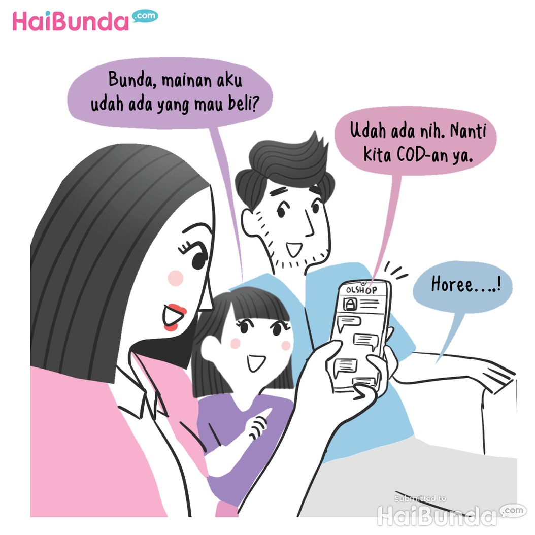 Komik kakak punya uang sendiri