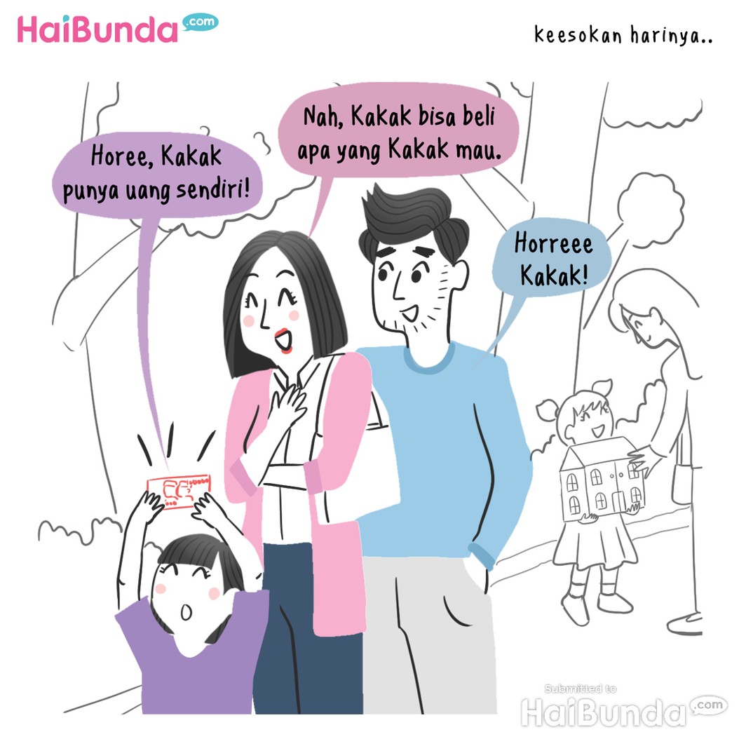 Komik kakak punya uang sendiri