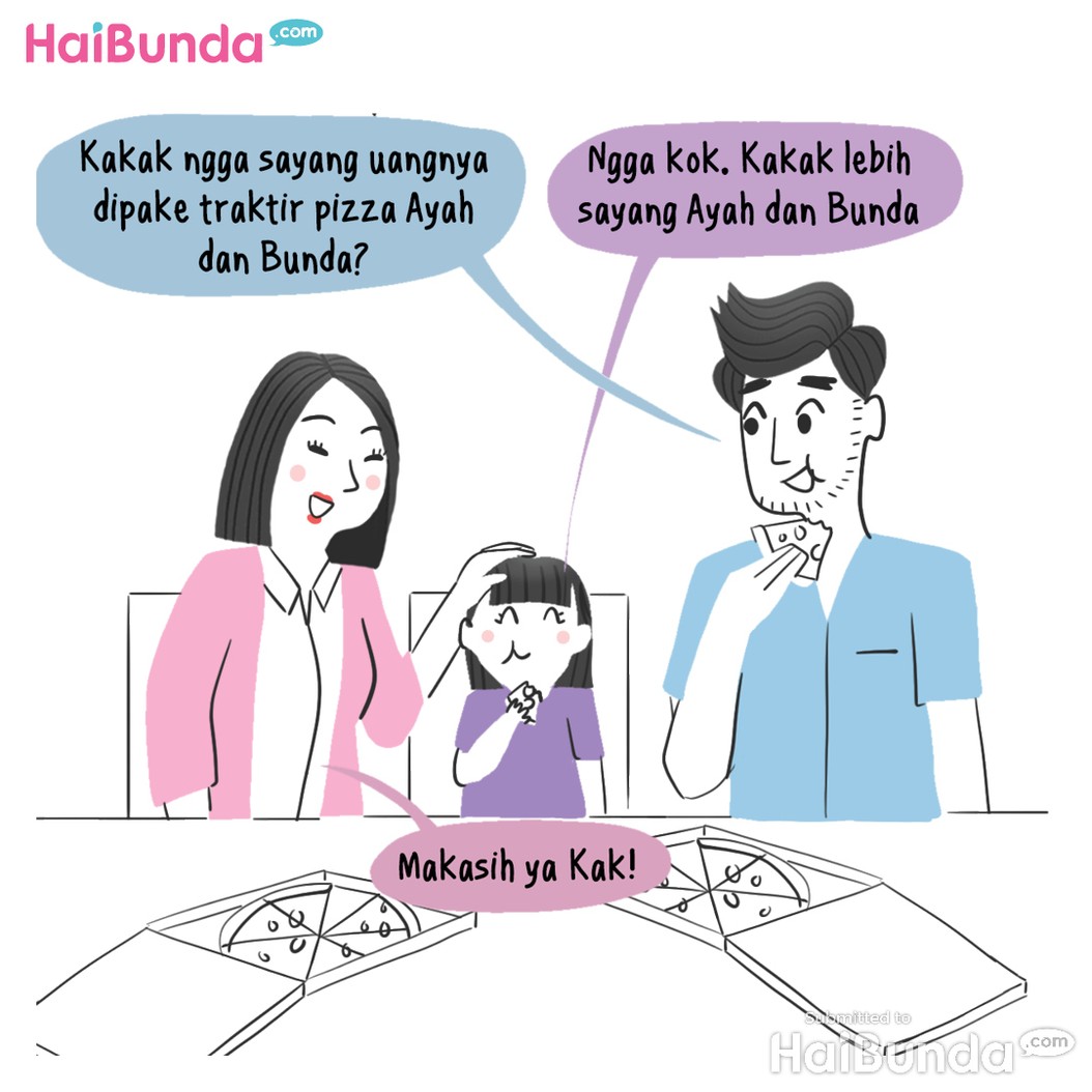 Komik kakak punya uang sendiri