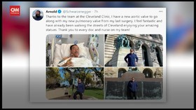 VIDEO: Arnold Schwarzenegger Kembali Operasi Jantung