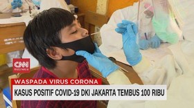 VIDEO: Kasus Positif Covid-19 DKI Jakarta Tembus 100 Ribu