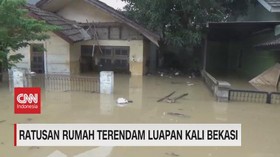VIDEO: Ratusan Rumah Terendam Luapan Kali Bekasi