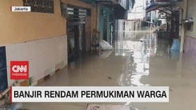 VIDEO: Banjir Rendam Pemukiman Warga di Ibu Kota