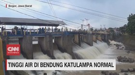 VIDEO: Tinggi Air Bendung Katulampa Normal