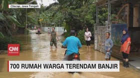 VIDEO: 700 Rumah Warga di Cilacap Terendam Banjir