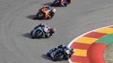 FOTO: Morbidelli Tak Tersentuh di MotoGP Teruel Franco Morbidelli tidak tersentuh dan menang mudah di MotoGP Teruel 2020 usai mengalahkan duo Suzuki Alex Rins dan Joan Mir.