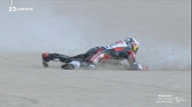 VIDEO: Detik-detik Nakagami Jatuh saat Memimpin MotoGP Teruel