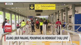 VIDEO: Penumpang KA Meningkat 3 Kali Lipat Jelang Libur
