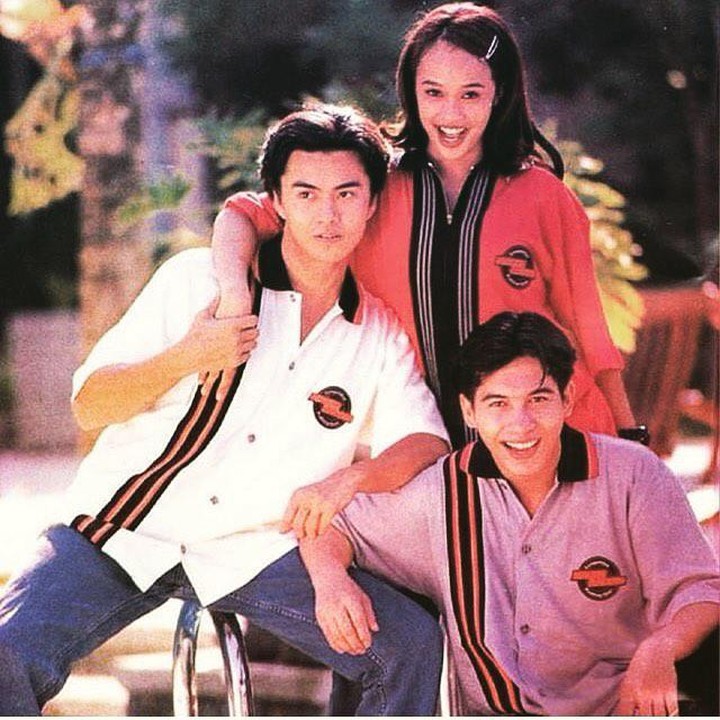 <p>Ini lho, Bunda, Marcelino saat jadi model iklan pada 1996 silam. Yang baju putih jangan sampai lolos ya he he he... (Foto: Instagram @marcellinozhang)</p>