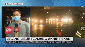 VIDEO: Pantauan Terkini Tol Cikampek Jelang Libur Panjang