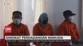 VIDEO: Polda Aceh Tangkap 5 Tersangka Penyelundupan Manusia