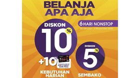 Pekan Gajian, Diskon Belanja Apa pun di Transmart Carrefour