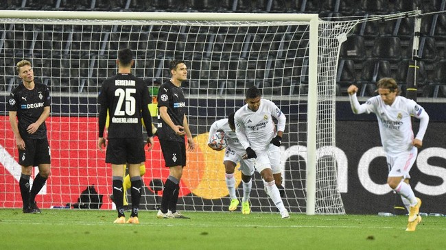 Berikut jadwal siaran langsung Liga Champions, Kamis (10/11) dini hari WIB, termasuk duel Real Madrid vs Borussia Monchengladbach.