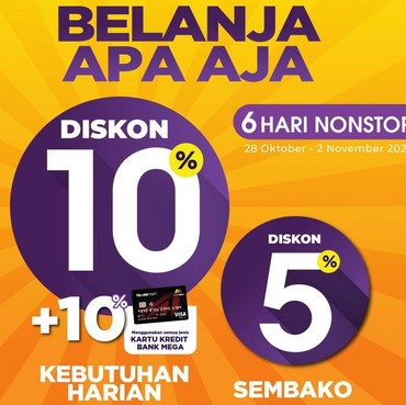 Semuanya Diskon, Habiskan Waktu Libur Panjang dengan Belanja di Transmart