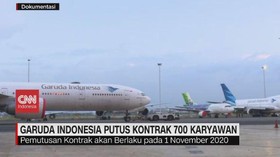 VIDEO: Garuda Indonesia Putus Kontrak 700 Karyawan